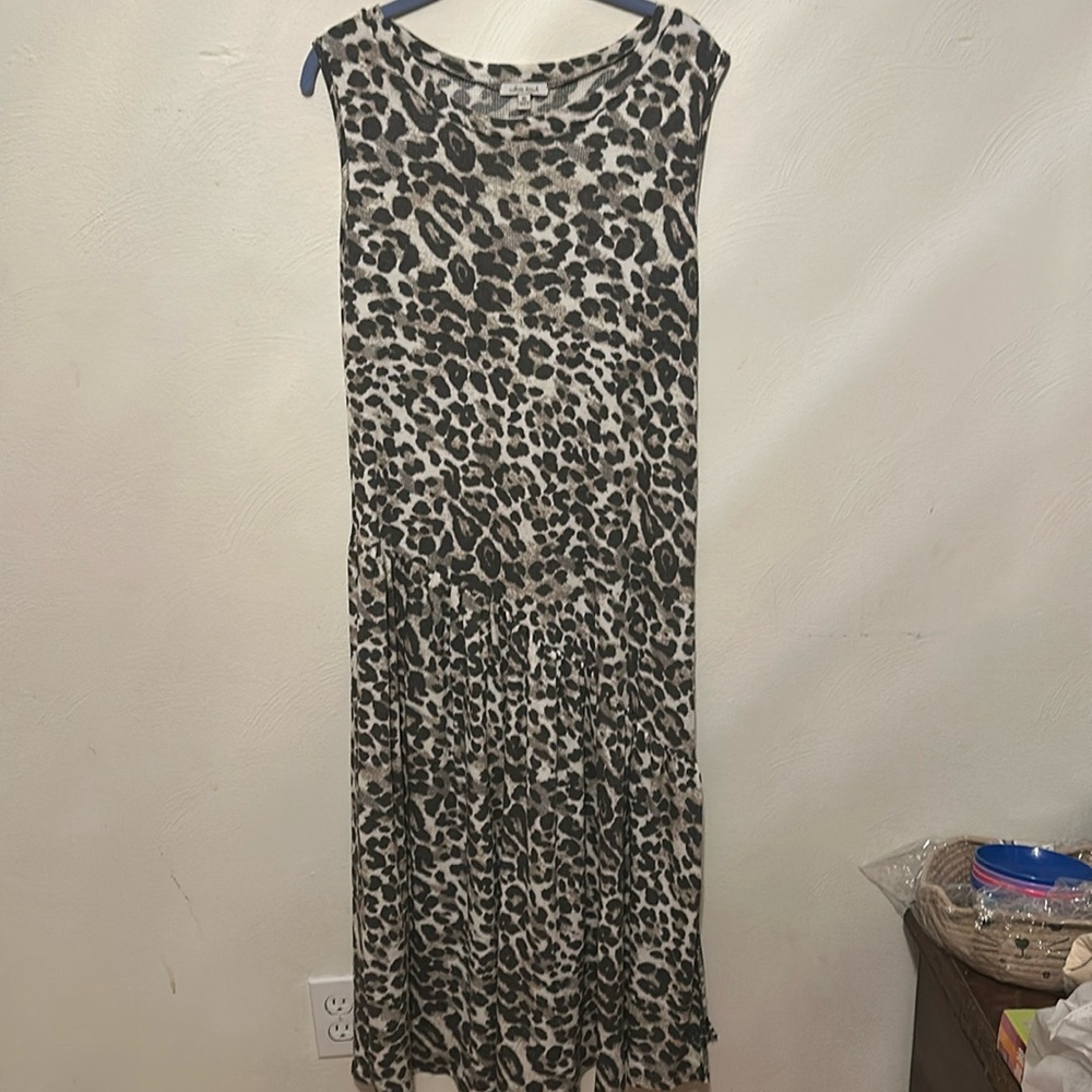 White Birch maxi dress pants